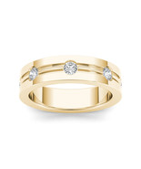 Authenticity Guarantee 
14K Yellow Gold 0.500 Ct Diamond Men&#39;s Wedding B... - $1,749.99