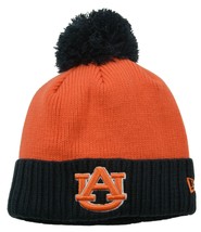 Auburn Tigers NCAA Color Chill Pom Pom Winter Knit Hat beanie by New Era - £15.17 GBP