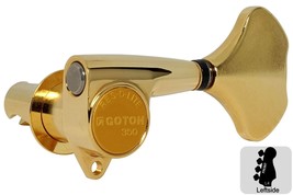 GOTOH GB350 Res-o-lite Compact Bass Tuning Machines Tuners - 4L - Gold - $159.99