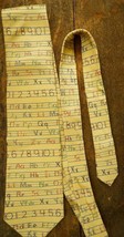 Modern Men&#39;s Tie Museum Artifacts All Silk Primary School Teacher Handwriting - £15.81 GBP