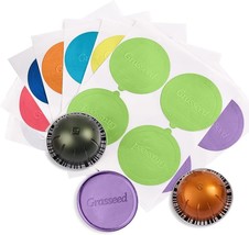 Grasseed Aluminum Foils Lids to Reuse Coffee Pods Compatible with Nespresso - £13.43 GBP