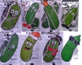 8-Pack Funny Cucumber Shape Car Air Fresheners Green Hanging Novelty Acc... - $12.73
