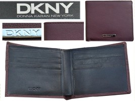 Dkny Donna Karan Portafoglio Uomo 100% Pelle DK03 T0P - £28.33 GBP