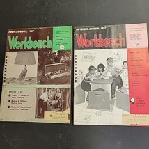 Lot (2) SEPTEMBER-OCTOBER 1957 &amp; JULY-AUG 1957 Workbench Magazines - £9.20 GBP