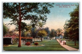 Greenwood Park Des Moines Iowa IA UNP DB Postcard Y4 - £3.09 GBP