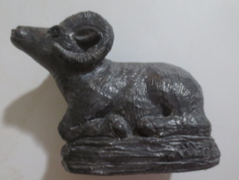 Ram Sculpture Figure A Wolf Original Hand Carved Soapstone - $15.35