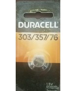 Duracell 1.5  Volt Silver Oxide Watch/Electronic Battery 303/357/76-SHIP... - $146.70 MXN