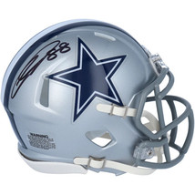 CeeDee Lamb Autographed Dallas Cowboys Mini Speed Helmet Fanatics - £196.12 GBP