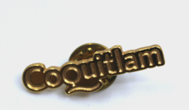 City of Coquitlam BC Canada Gold Colored Collectible Pin Pinback Button ... - $13.73
