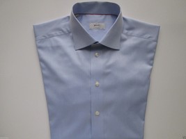 ETON Contemporary Spread Men Dress Shirt Skyblue 16-16.25 | 35.5-36 $265 UPC52 - £90.57 GBP