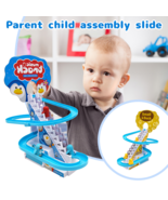 Little Duck Climbing Stairs Toy Little Penguin Automatic Ladder Light - $476.67 MXN