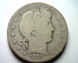 1902-O Barber Half Dollar About Good Ag Nice Original Coin Bobs Coins Fast Ship - £15.75 GBP