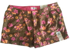 SO Women&#39;s Juniors Floral Shorts Size 5 Hot Pants Beach Walking 28&quot; Wais... - $26.01
