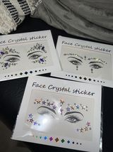 3 Pack Temporary Face Crystal Sticker - €12,42 EUR