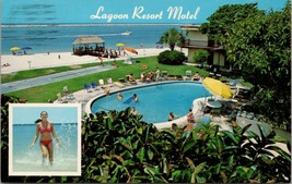 Lagoon Resort Motel Clearwater Beach FL Postcard PC463 - £4.00 GBP