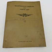 Model M804 Marmon Herrington Ford Truck Maintenance Parts Manual 1954 F-800 - $31.49