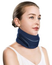 Neck Brace for Sleeping - Soft Neck Support Brace Relieves Pain (Size:M,Blue) - £10.88 GBP