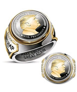 2024 USA President Trump Ring Coin Size 10 - £10.24 GBP