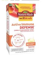 Nature Made Wellblends Active Immune Defense 14 Fizzy Drink Mix, Tropica... - €14,44 EUR
