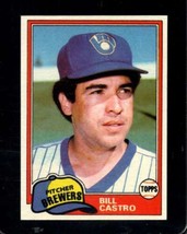 1981 Topps #271 Bill Castro Nmmt Brewers *X100900 - £1.14 GBP