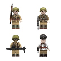 Ww2 german infantry erwin rommel afrika korps minifigures building toys lego compatible thumb200