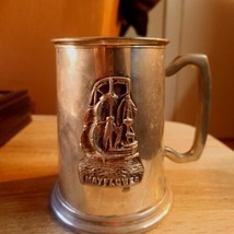 Pewter Tankard with Mayflower Ship Emblem - $11.47