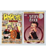 Popeye Cartoons And Betty Boop Cartoon Treasures DVD&#39;s - £8.56 GBP