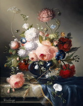 Giclee Oil Painting Decor Still Life Flower Classical HD - £6.86 GBP+