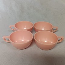 Melmac Pink Teacups 4 Sun Valley - £13.25 GBP
