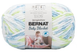 Spinrite Bernat Baby Blanket Big Ball Yarn-Funny Prints - £25.68 GBP