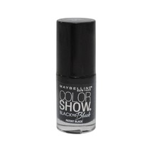 Maybelline New York Color Show Black To Black Nail Color, Patent Black, ... - $6.14