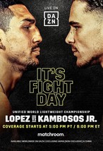 Teofimo Lopez vs George Kambosos Jr Fight Poster | Framed | Boxing | NEW | USA - £15.97 GBP