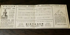 1950s Dietzgen Advertising Insert Everything 4 Drafting Surveying &amp; Prin... - $7.99