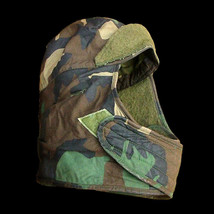 BDU Pile Cap Combat Helmet Extreme Cold Weather Woodland Liner Pile Cap ... - £18.89 GBP