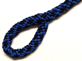 Kayak Braided Blue &amp; Black Paracord Tow Lead Lanyard Utility Leash Acces... - £23.44 GBP