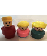 Fisher Price Little People Lot Of 3 Girls Boy T5 - £7.77 GBP