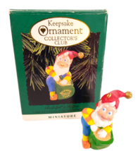 Vtg Hallmark Keepsake Ornament 1996 Miniature Rudolphs Helper Collectors Club - £3.76 GBP