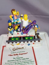The Simpsons The Bully Express Christmas Train Car Figurine Hamilton Col... - £39.47 GBP