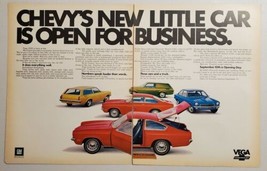 1970 Print Ad The Chevrolet Vega 2-Door &amp; Station Wagons 5 Models Shown - $15.28