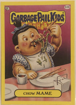 Chow Mame Garbage Pail Kids trading card Flashback 2011 Yellow Border - $1.97
