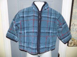 Hartstrings Plaid Zip Up Fleece Jacket Size 24 Months Boy&#39;s EUC - $20.16