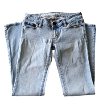 Y2K Bullhead Huntington Flare Jeans Low Rise Light Wash Size 3 Reg - £11.50 GBP