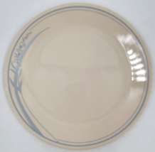 Corelle Corning Blue Lily 10 1/4&quot; Dinner Plate Beige with Blue Flower Re... - $17.00