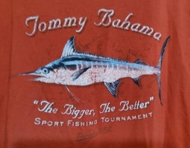 Tommy Bahama Paradise USA Sport Fishing Tournament Red T Shirt XL Bigger Better - $29.73