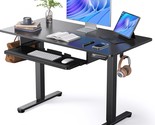 Ergear Electric Standing Desk With Keyboard Tray, Height-Adjustable Sit,... - £163.20 GBP
