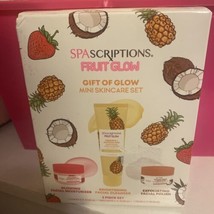 Spascriptions Fruit Glow Mini Skincare Set Of 3 Pieces NEW - £9.74 GBP