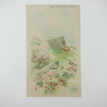 Victorian Trade Card LARGE Clarks ONT Thread View Spring Valley of the H... - £23.49 GBP