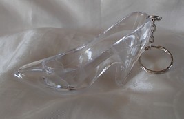 Cinderella Inspire Glass Slipper Keychain Alter Acrylic Shoe Handmade FR... - $10.00