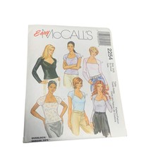 McCalls 2254 Easy Sew Pattern Misses Tops Shirt Sizes 4-6 - £7.30 GBP