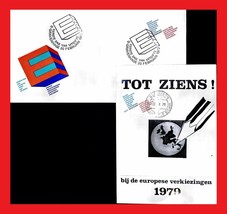 ZAYIX - 1979 Netherlands 585 FDC &amp; Maxicard - European Parliament elections - £1.60 GBP